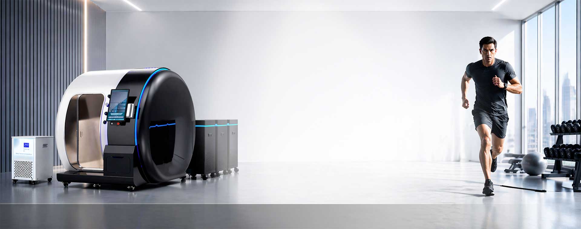 OXYAIR sports recovery hyperbaric chamber for elite facilities